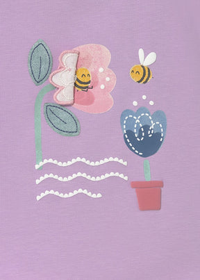 Camiseta Play Happy Lilac