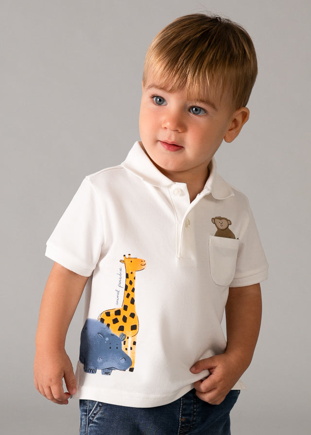 Camisa Polo Happy Hippos
