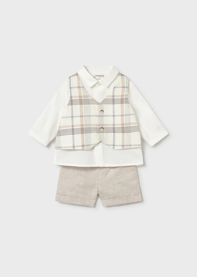 Conjunto Con Chaleco New Ceremonia - Minibhu