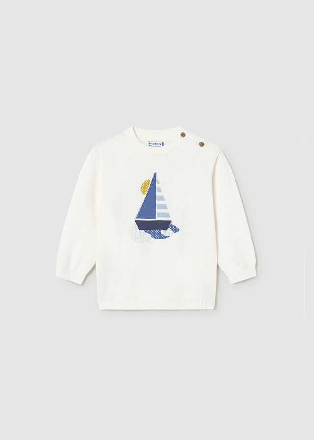 Saco Jersey Intarsia Capri
