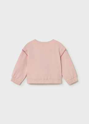 Saco Canguro Felpa Cherry