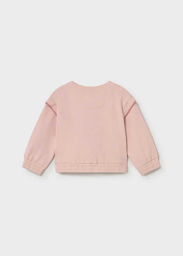 Saco Canguro Felpa Cherry