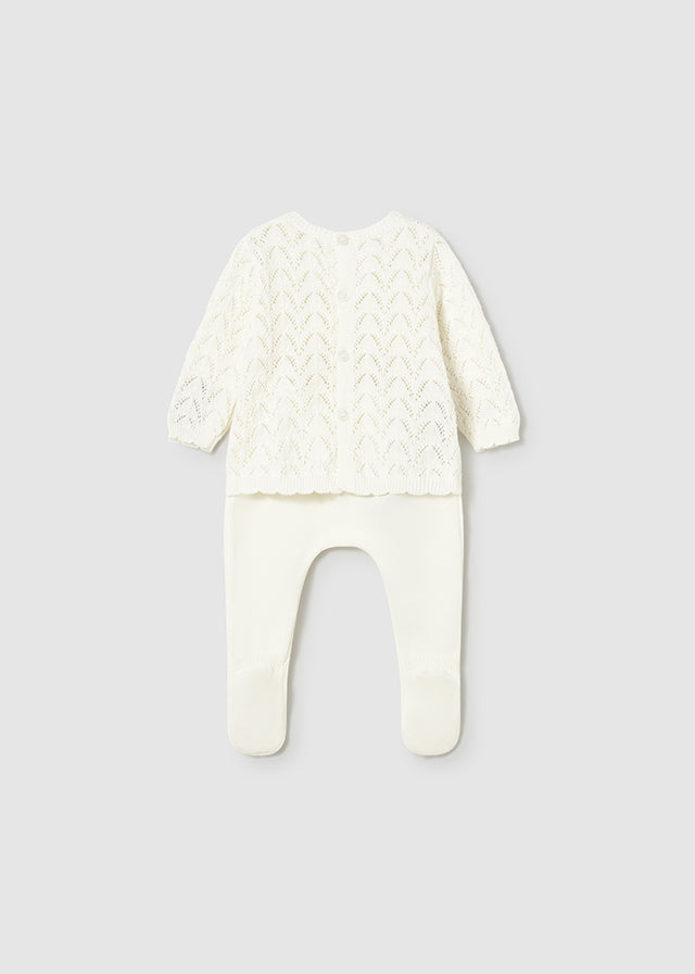 Conjunto Polaina Tejido Mint