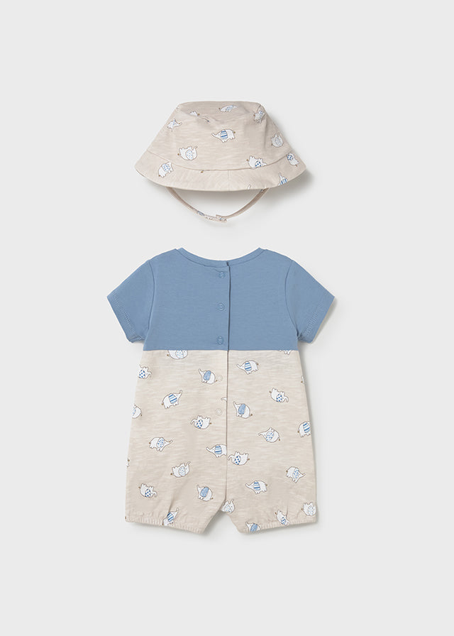 Pelele Peto Y Gorro Elephant