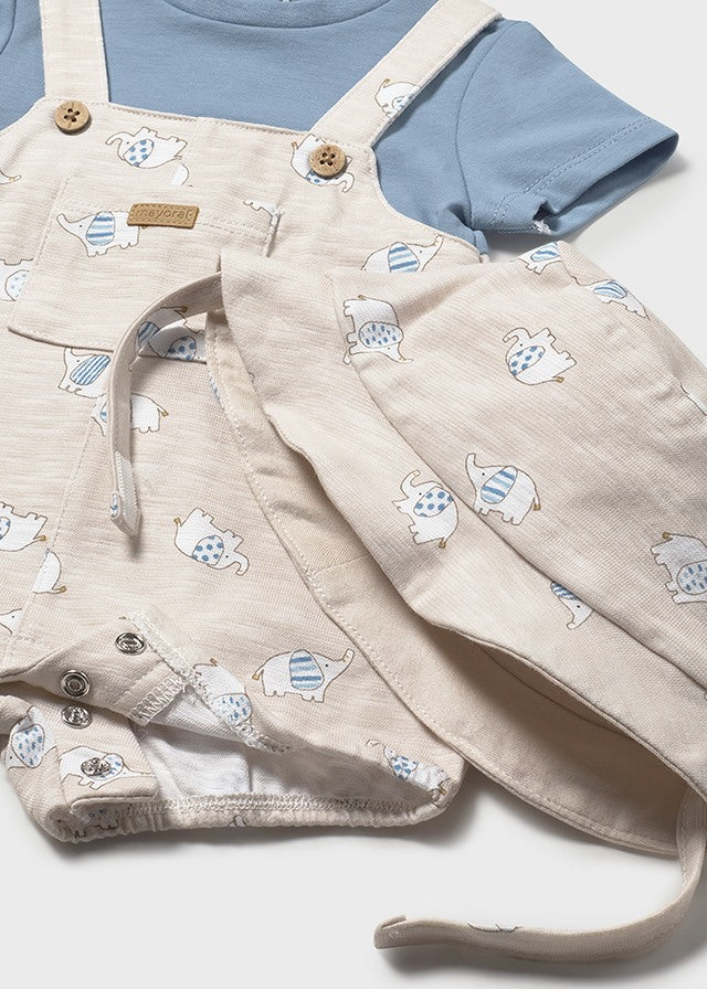 Pelele Peto Y Gorro Elephant