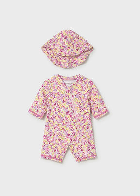 Conjunto De Baño Pelele Con Gorro Sunny - Minibhu