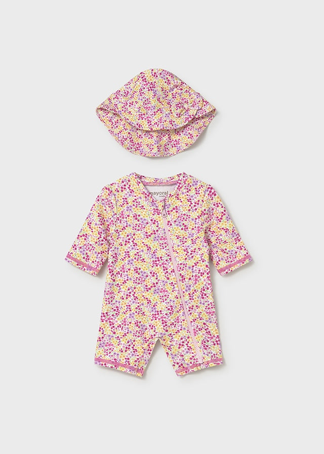 Conjunto De Baño Pelele Con Gorro Sunny - Minibhu