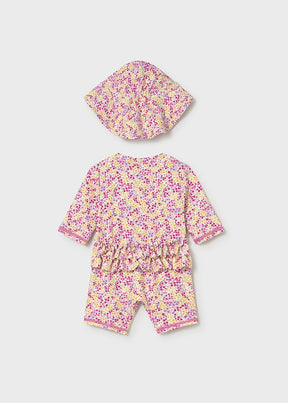 Conjunto De Baño Pelele Con Gorro Sunny - Minibhu