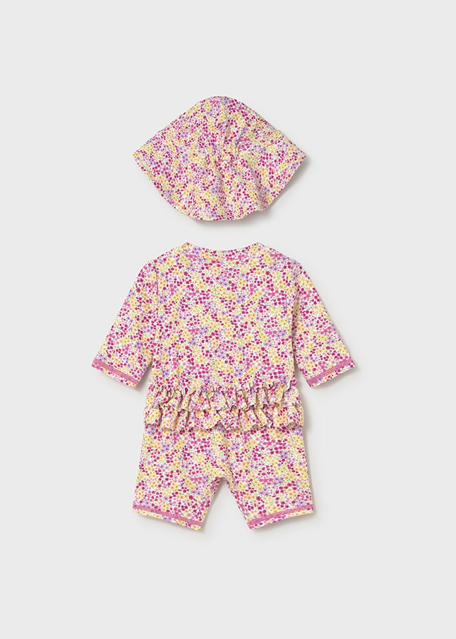 Conjunto De Baño Pelele Con Gorro Sunny - Minibhu