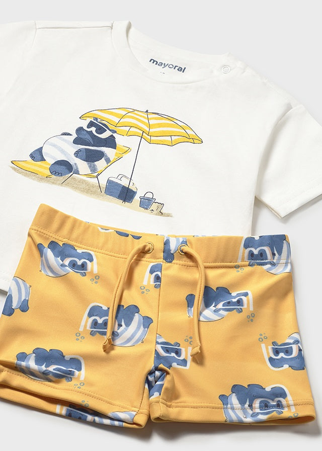 Conjunto De Baño Happy Hippos