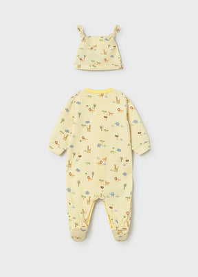 Pelele Largo Con Gorro Sunny Jungle - Minibhu