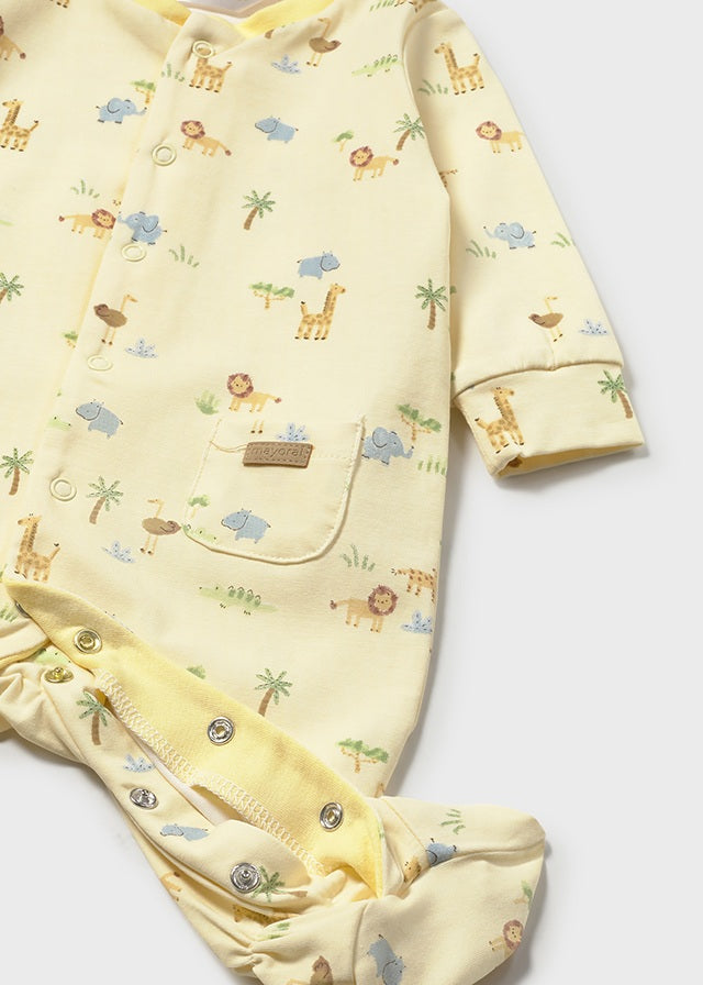 Pelele Largo Con Gorro Sunny Jungle - Minibhu