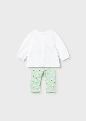 Conjuntos Leggings 4 Piezas Mint - Minibhu