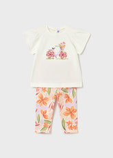 Conjunto Leggings Flora Baby - Minibhu
