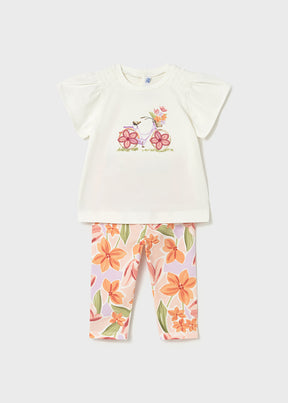 Conjunto Leggings Flora Baby - Minibhu