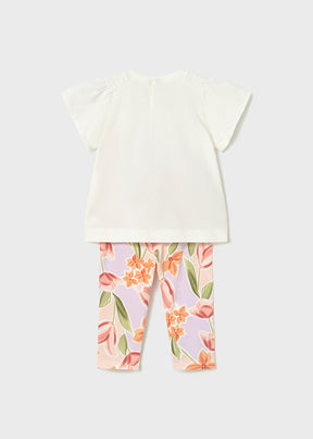 Conjunto Leggings Flora Baby - Minibhu