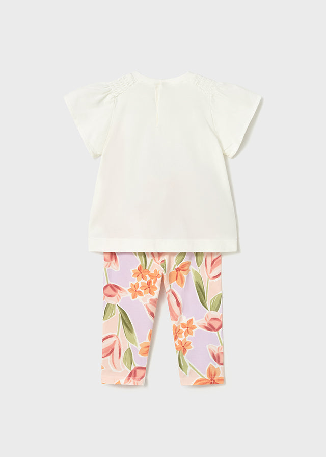 Conjunto Leggings Flora Baby - Minibhu