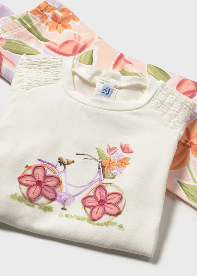 Conjunto Leggings Flora Baby - Minibhu