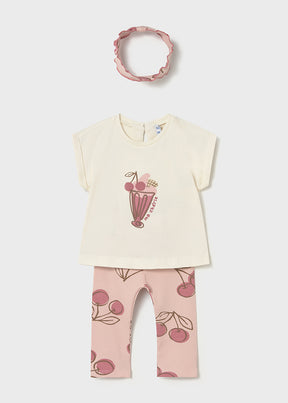 Conjunto Con Diadema Cherry - Minibhu