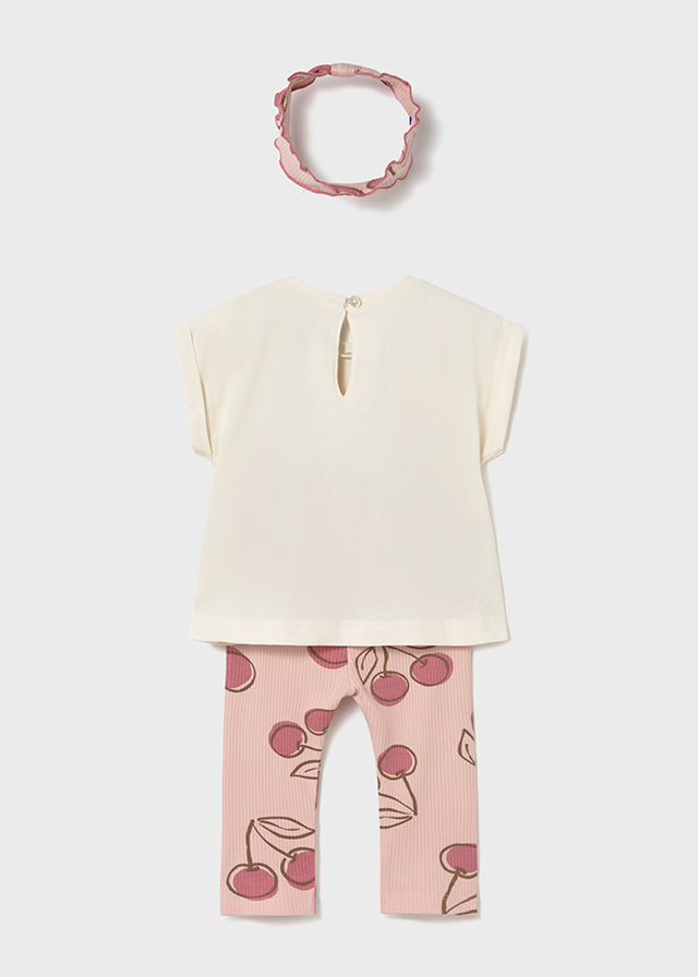 Conjunto Con Diadema Cherry - Minibhu