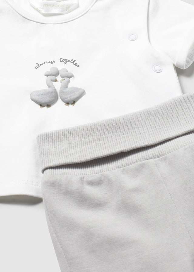 Chandal 3 Piezas Silver