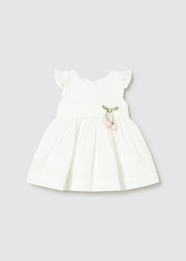 Vestido Cinta Guipur Flora Baby - Minibhu
