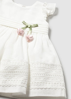 Vestido Cinta Guipur Flora Baby - Minibhu