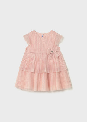Vestido Tul Plisado Flora Baby - Minibhu