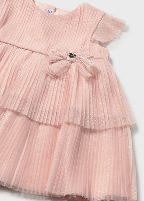Vestido Tul Plisado Flora Baby - Minibhu