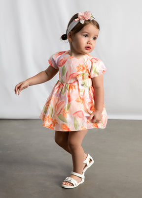 Vestido Estampado Flora Baby - Minibhu