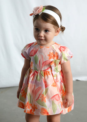 Vestido Estampado Flora Baby - Minibhu