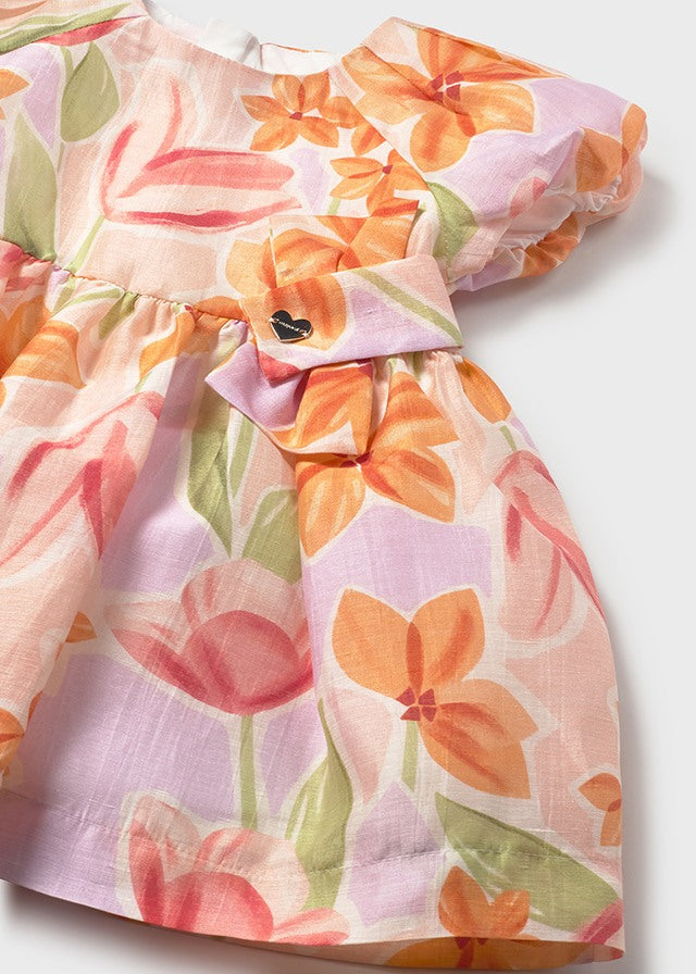 Vestido Estampado Flora Baby - Minibhu