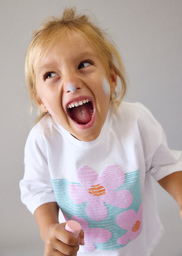 Camiseta Happy Lilac