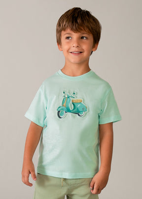 Camiseta Embossed Vespa Luca - Minibhu