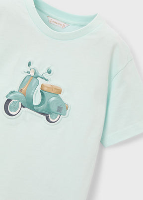 Camiseta Embossed Vespa Luca - Minibhu
