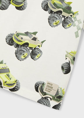 Camiseta Estamapada Monster Trucks