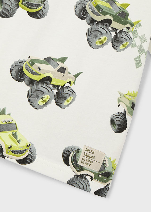 Camiseta Estamapada Monster Trucks