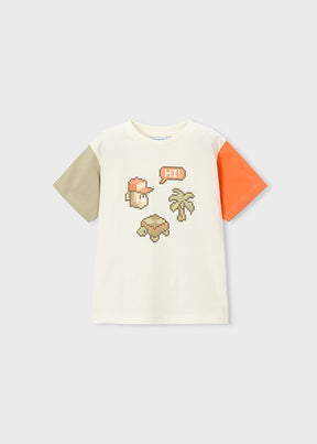 Camiseta Combinada Miami Vibes - Minibhu