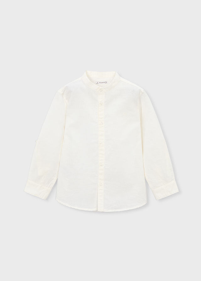 Camisa Cuello Mao Ceremonia