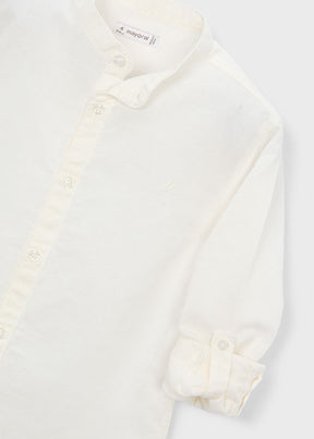 Camisa Cuello Mao Ceremonia