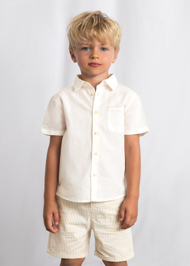 Conjunto Bermuda Lino Luca