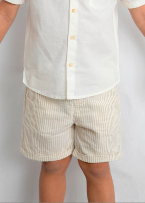 Conjunto Bermuda Lino Luca - Minibhu