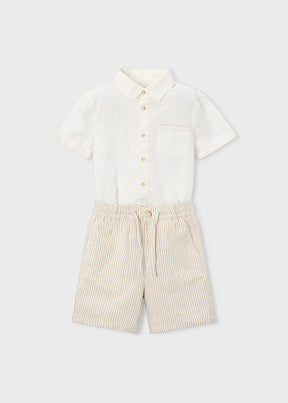 Conjunto Bermuda Lino Luca - Minibhu