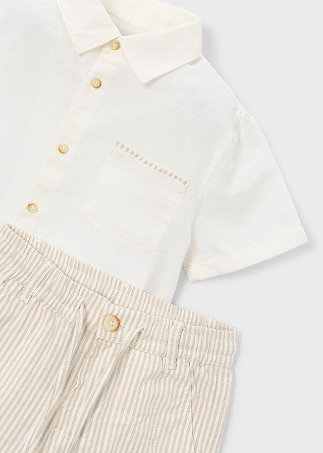 Conjunto Bermuda Lino Luca - Minibhu