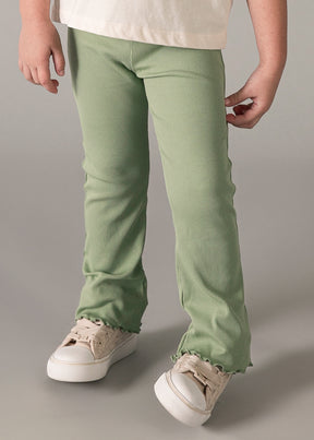 Leggings Flare Canale Peach Nature - Minibhu