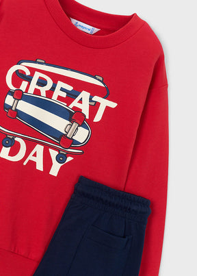 Conjunto Chandall Pullover I´ Robot - Minibhu
