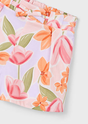 Falda Pantalón Estampada Flora - Minibhu