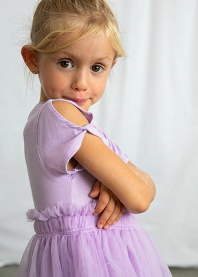 Vestido Combinado Happy Lilac