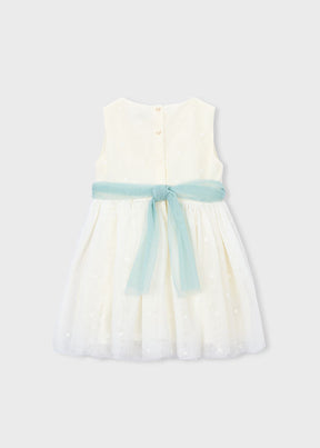 Vestido Tul Bordado Daisy Lagoon