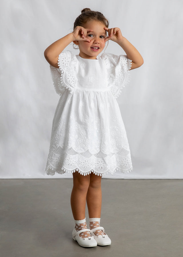 Vestido Bordado Indigo - Minibhu